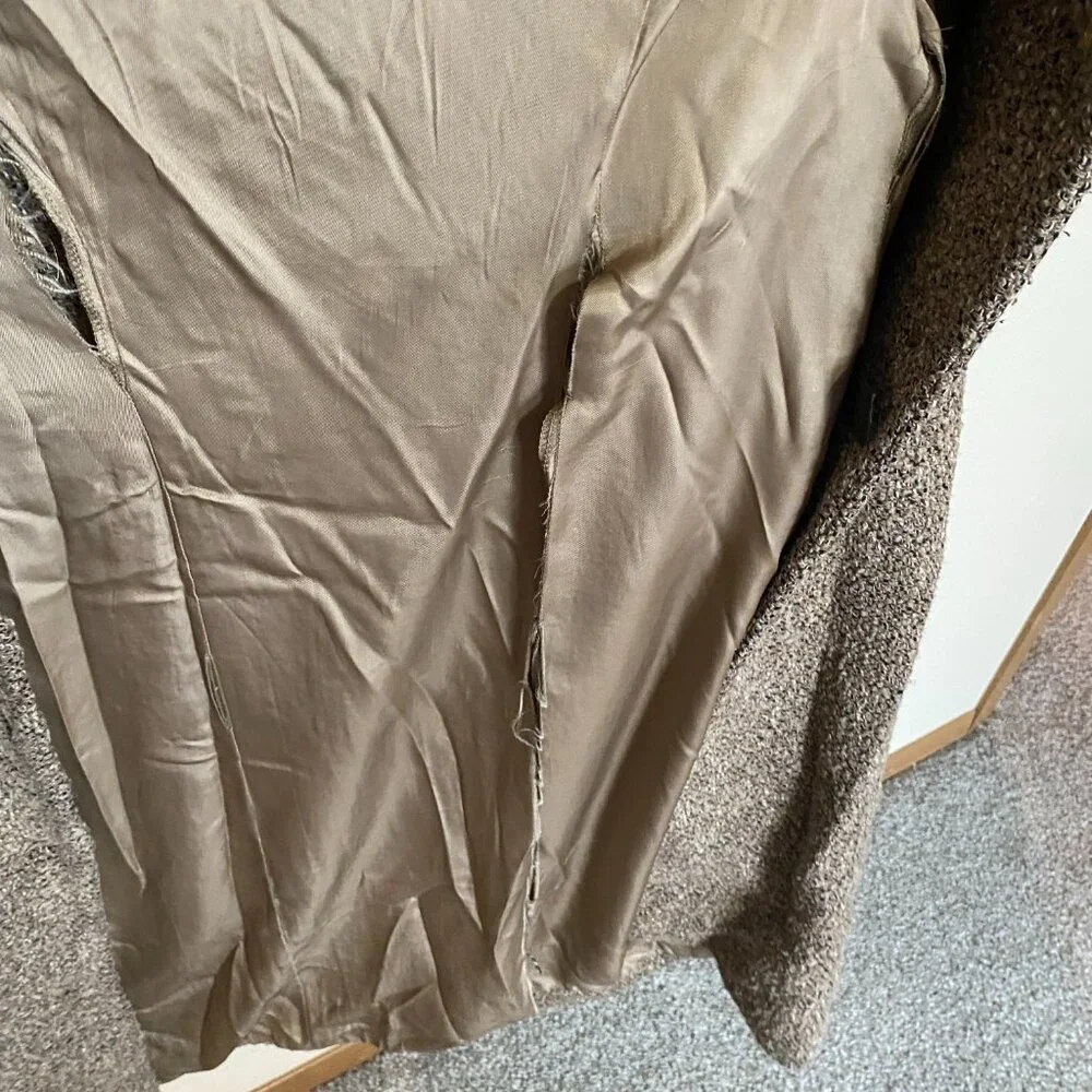 VTG ANNE KLEIN Women’s Wool-Blend Long Coat Size 14 *FLAW* Cozy, and Comfort - Picture 6 of 6
